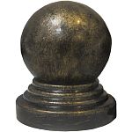 Заглушка с шаром штампованная круглая 76х1 мм 3118/1 Заглушка с шаром штампованная круглая 76х1 мм 3118/1