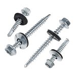 Саморез кровельный, цинк, 6,3х70 /30/ Саморез кровельный, цинк, 6,3х70 /30/