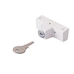 Замок безопасности детский с ключом белый Замок безопасности детский с ключом белый