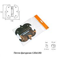 Петля фигурная 130х140 мм, черный, Домарт Петля фигурная 130х140 мм, черный, Домарт