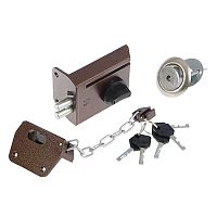 Замок накладной САМ Нд АцЛ правый, медь, 86500 Замок накладной САМ Нд АцЛ правый, медь, 86500