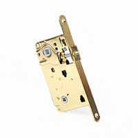 Корпус замка"Н-М" М 13-90 мм (золото) под фиксатор с отв. планкой 9620 Корпус замка"Н-М" М 13-90 мм (золото) под фиксатор с отв. планкой 9620