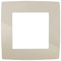 Рамка на 1 пост, слоновая кость, Эра12, 12-5001-02 Рамка на 1 пост, слоновая кость, Эра12, 12-5001-02