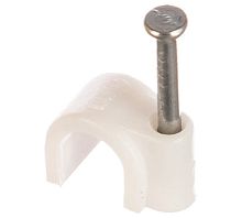 Скобы для кабеля круглые 6 мм (50 шт.), пластиковые, NCR-06-50 Navigator, 71067 Скобы для кабеля круглые 6 мм (50 шт.), пластиковые, NCR-06-50 Navigator, 71067