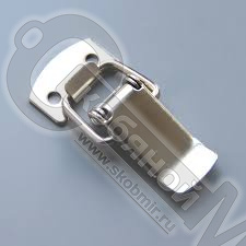 Замок-защелка (лягушка)  L=30 мм, никель Замок-защелка (лягушка)  L=30 мм, никель