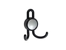 Крючок 2-х рожковый, 210-84гр BL/CP, черный матовый, 122176 /25/ Крючок 2-х рожковый, 210-84гр BL/CP, черный матовый, 122176 /25/