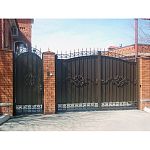 Ворота ОСАТ 15-52 зашитые листом Ворота ОСАТ 15-52 зашитые листом