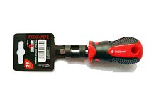 Отвертка шлицевая SL 5,5х38 мм, 2-х компон. рукоятка, магнитный наконеч. (холдер) Сервис Ключ, 75826 Отвертка шлицевая SL 5,5х38 мм, 2-х компон. рукоятка, магнитный наконеч. (холдер) Сервис Ключ, 75826