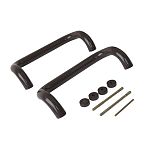 Комплект ручек офисных 300/30 коричневая RAL 8019*** Комплект ручек офисных 300/30 коричневая RAL 8019***