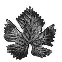 Лист кованый виноградный 120х115х4 мм 1158/ЛС2204 Лист кованый виноградный 120х115х4 мм 1158/ЛС2204