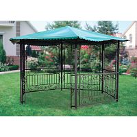 Беседка 6-ти гранная "Илиада" Д 4м, без тента Беседка 6-ти гранная "Илиада" Д 4м, без тента