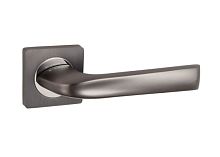 Дверные ручки S-Locked A-105-R MBN/CP графит круг (20) Дверные ручки S-Locked A-105-R MBN/CP графит круг (20)
