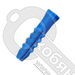 Дюбель с шипами (ёжик) 6х25 полипропиленовый. Россия /1000/ фото 2 Дюбель с шипами (ёжик) 6х25 полипропиленовый. Россия /1000/ фото 2