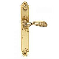 Ручка на дл.планке,под ключ. цил. FLOR S. GOLD (PS),матовое золото Ручка на дл.планке,под ключ. цил. FLOR S. GOLD (PS),матовое золото