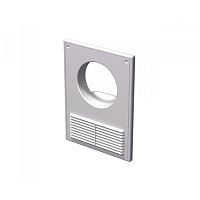 Решетка МВ 100Кс, АБС(диаметр под гофру 100мм) белый,сетка Решетка МВ 100Кс, АБС(диаметр под гофру 100мм) белый,сетка