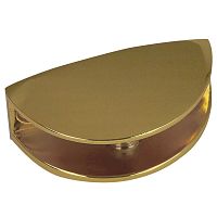 Подставка для стеклянных полок, №31, никель /20/200/ Подставка для стеклянных полок, №31, никель /20/200/