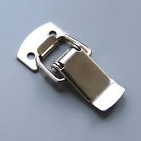 Замок-защелка (лягушка) L=30 мм, никель /40/ Замок-защелка (лягушка) L=30 мм, никель /40/