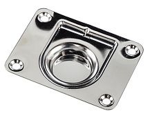 Ручка палубная потайная 76х56х1 нерж.подпружиненная ЛИТАЯ 11465 Ручка палубная потайная 76х56х1 нерж.подпружиненная ЛИТАЯ 11465