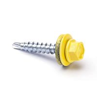 Саморез кровельный КРсZP RAL1018  4,8х38/35 желтый /50/ Саморез кровельный КРсZP RAL1018  4,8х38/35 желтый /50/
