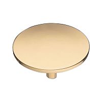 4137002MP11 Ручка кнопка современная классика, глянцевое золото BRASS 4137002MP11 Ручка кнопка современная классика, глянцевое золото BRASS