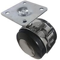 Опора колесная d=40 мм на площадке со стопором, 19.01.028А, 109603 Опора колесная d=40 мм на площадке со стопором, 19.01.028А, 109603