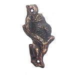 Крючок "Сова" патина медь Крючок "Сова" патина медь