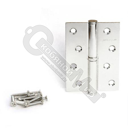 Петля левая 100х70 -В-Steel-CR-L Апекс хром, 00013692 Петля левая 100х70 -В-Steel-CR-L Апекс хром, 00013692