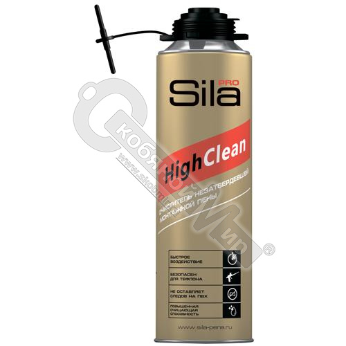Очиститель монтажной пены, SILA PRO, 500 мл /12/ Очиститель монтажной пены, SILA PRO, 500 мл /12/