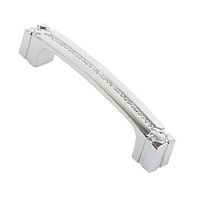 Ручка-скоба 96 мм хром с кристаллами Керрон CRL 18-96, 72224*** Ручка-скоба 96 мм хром с кристаллами Керрон CRL 18-96, 72224***