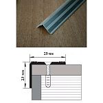 Порог АЛ-169-С 1,35м алюм.б/уп. ,Угол алюминевый, 23X23 мм Порог АЛ-169-С 1,35м алюм.б/уп. ,Угол алюминевый, 23X23 мм