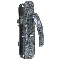 Ручка на планке РДП 2-023-С-65-АС- антик серебро,сувальд. /15/ Ручка на планке РДП 2-023-С-65-АС- антик серебро,сувальд. /15/