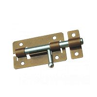 Задвижка дверная ЗД-01, полимер бронза /20/ Задвижка дверная ЗД-01, полимер бронза /20/