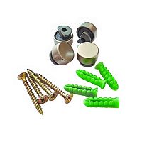 Держатели для зеркал Т-100, хром (компл. 4 шт.), 28235 / 106205 Держатели для зеркал Т-100, хром (компл. 4 шт.), 28235 / 106205