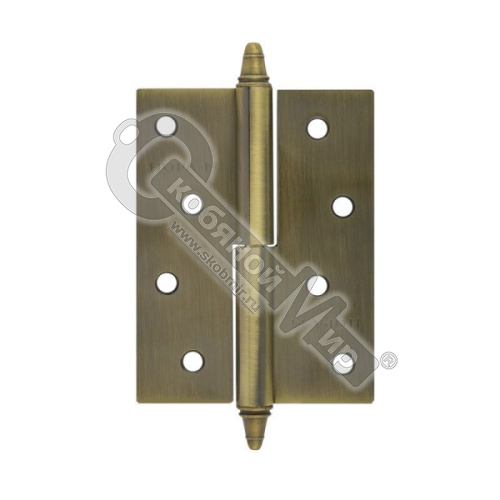 Петля сталь 610-4 бронза левая 10608 Петля сталь 610-4 бронза левая 10608