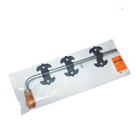 Засов универсальный фигурный ЗУФ-400, мод. 2, черный Засов универсальный фигурный ЗУФ-400, мод. 2, черный