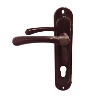 Ручка на планке РДП-2-006-85Ц  ШОКОЛАД,цилиндр,/15/