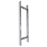 Ручка офисная для вход.стекл.дверей 25*10*400,нерж.сталь,ПАРА BON13444KL-3 Ручка офисная для вход.стекл.дверей 25*10*400,нерж.сталь,ПАРА BON13444KL-3