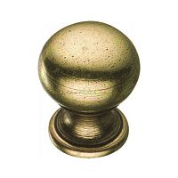 1342.0015.002 Ручка кнопка классика, старая бронза 1342.0015.002 Ручка кнопка классика, старая бронза