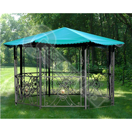 Беседка 6-ти гранная "Узорная" Д 3м, без тента Беседка 6-ти гранная "Узорная" Д 3м, без тента