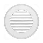 Решетка вентиляционная круглая с фланцем Д=150 мм, пластмассовая, ПКР 195/150  Решетка вентиляционная круглая с фланцем Д=150 мм, пластмассовая, ПКР 195/150