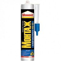 Клей "Момент Монтаж Экспресс МВ-50" (жидкие гвозди), 400 г, 600618 Клей "Момент Монтаж Экспресс МВ-50" (жидкие гвозди), 400 г, 600618