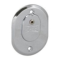 Накладка под сувальдный замок никель, 511, 19163 Накладка под сувальдный замок никель, 511, 19163