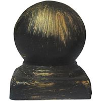 Заглушка с шаром штампованная квадратная 50х50х1 мм d 50 мм 3115 Заглушка с шаром штампованная квадратная 50х50х1 мм d 50 мм 3115