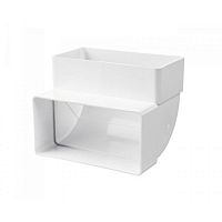 Колено вертикальное 90 градусов, 110х55 мм, 511/5252б/я Колено вертикальное 90 градусов, 110х55 мм, 511/5252б/я