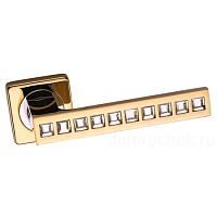 Ручка фалевая SILLUR С199 P.GOLD/CRYSTAL полир.золото/кристалл Ручка фалевая SILLUR С199 P.GOLD/CRYSTAL полир.золото/кристалл