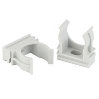 Клипса-крепеж для трубы d=20 мм (cерый), ЭРА, CLIP-20 /100/ Клипса-крепеж для трубы d=20 мм (cерый), ЭРА, CLIP-20 /100/