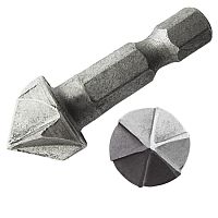 Зенкер конический 13 мм, хвостовик под биту, 36438 Зенкер конический 13 мм, хвостовик под биту, 36438