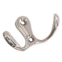 Крючок 2-х рожковый, К207 CP, хром, Boyard Крючок 2-х рожковый, К207 CP, хром, Boyard