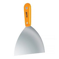 Шпательная лопатка 150 мм, стальная полированная, пластмассовая ручка, Sparta, 852485 Шпательная лопатка 150 мм, стальная полированная, пластмассовая ручка, Sparta, 852485