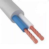 Провод ПВС 2х2,5 мм² ТУ, белый (цена 1 метр) /100/ Провод ПВС 2х2,5 мм² ТУ, белый (цена 1 метр) /100/